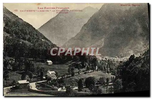 Cartes postales Cauterets L Arrivee Le Peguere et Hourmigas