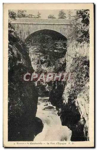 Cartes postales Cauterets Le Pont D Espagne