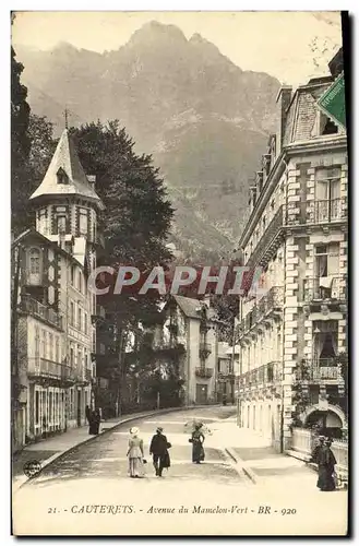 Cartes postales Cauterets Avenue du Mamelon Vert