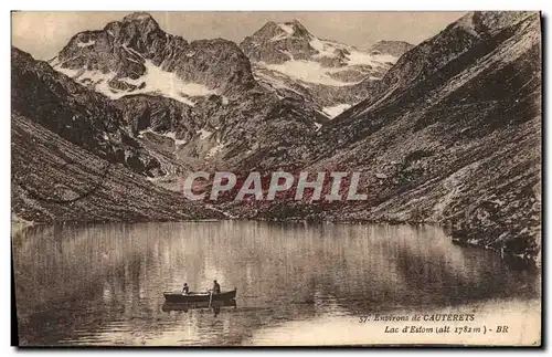 Cartes postales Environs de Cauterets Lac d Estom