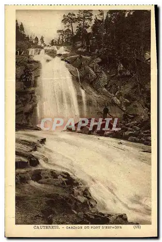 Ansichtskarte AK Cauterets Cascade du Pont D Espagne