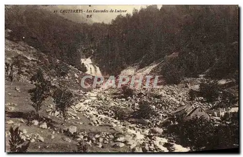 Ansichtskarte AK Cauterets Les Cascades de Lutour