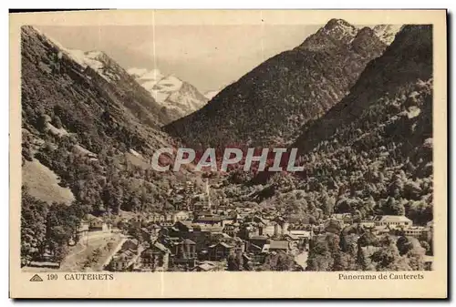Cartes postales Cauterets Panorama de Cauterets