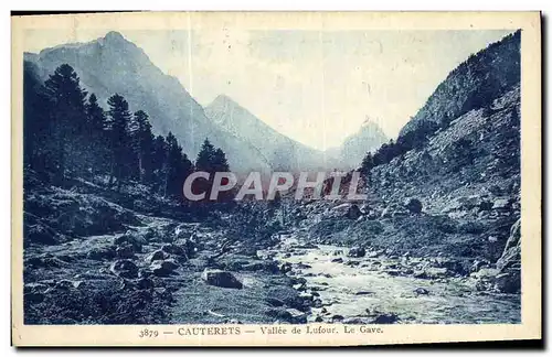 Cartes postales Cauterets Vallee de Lufour Le Gave