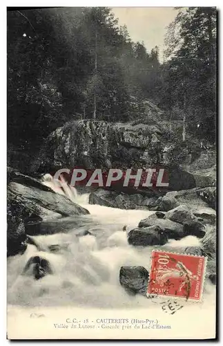 Ansichtskarte AK Cauterets Vallee du Latour Cascade pres du Lac d Estom