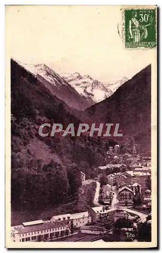 Cartes postales Cauterets Vue generale Les trois Culaous