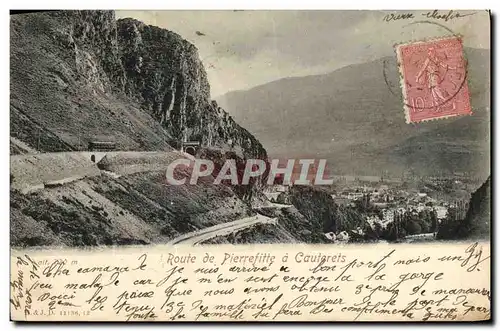 Cartes postales Route de Pierrefitte a Cauterets