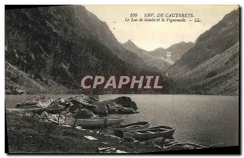 Cartes postales Env de Cauterets Le Lac de Gaube et le Vignemale