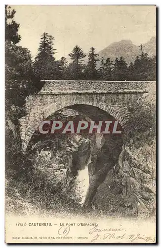 Cartes postales Cauterets Le Pont d Espagne