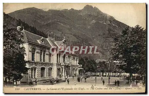 Ansichtskarte AK Cauterets La Casino et l Esplande des Oeufs