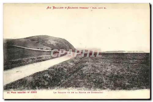 Ansichtskarte AK Ballon d Alsace Le Ballon vu de la route de Giromagny