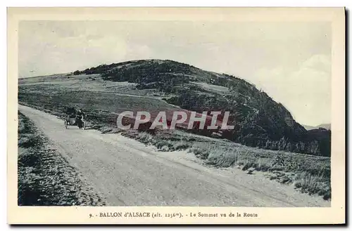 Cartes postales Ballon d Alsace Le Sommet Vu de la Route