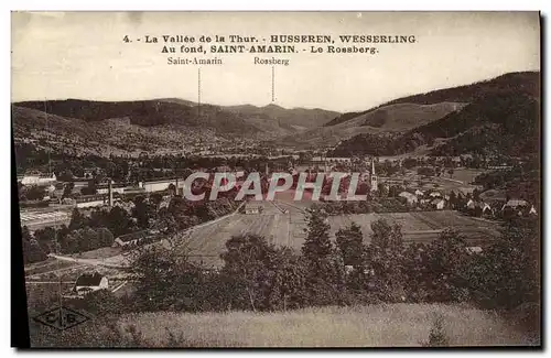 Ansichtskarte AK La Vallee de la Thur Busseren Wesserling Saint Amarin Le Rossberg