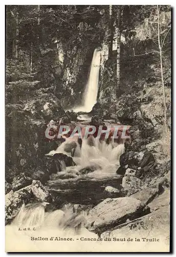 Cartes postales Ballon d Alsace Cascade du saut de la Truite