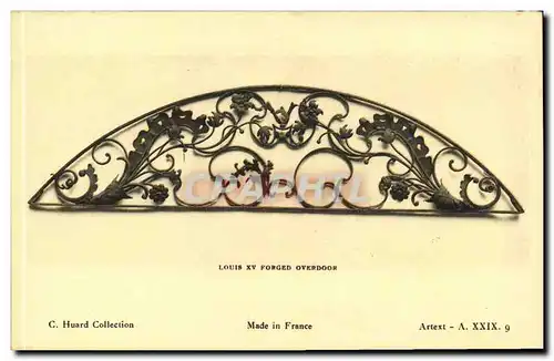 Cartes postales Louis XV Forged Overdoor