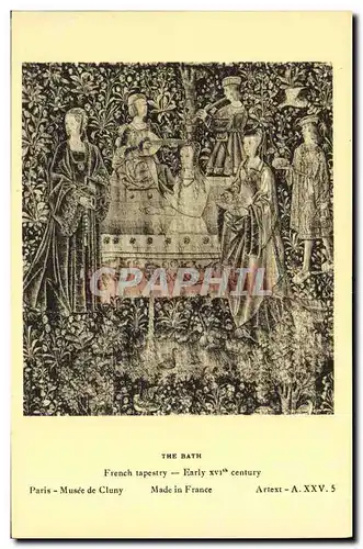 Ansichtskarte AK The Bath French tapestry Early XVl th Century Paris Musee de Cluny