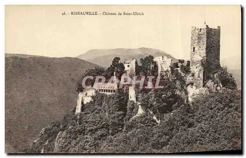 Cartes postales Ribeauville Chateau de Saint Ulrich