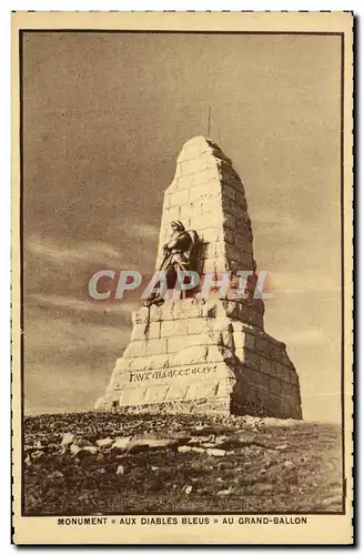 Ansichtskarte AK Monument Aux Biables Bleus Au Grand Ballon