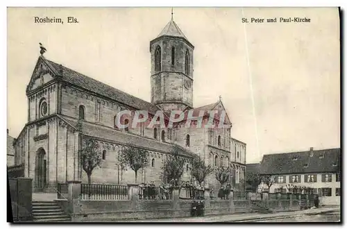 Cartes postales Rosheim Els St Peter Und Paul Kirche