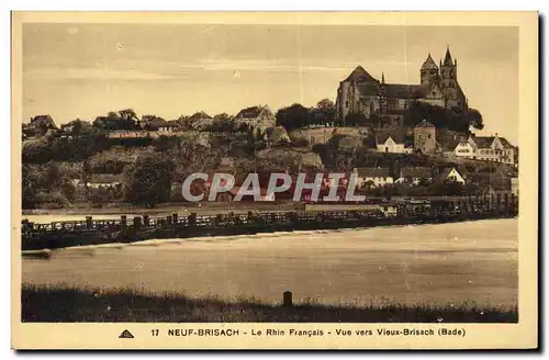 Cartes postales Neuf Brisach Pont du Rhin Vue Vers