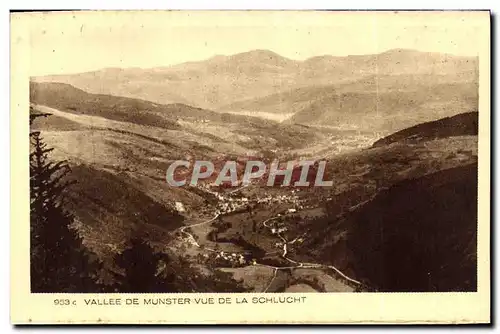 Cartes postales Vallee de Munster vue de la Schlucht