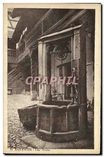 Cartes postales Riquewihr Cour Preiss