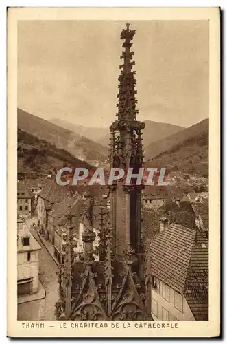 Ansichtskarte AK Thann Le Chapiteau de la Cathedrale