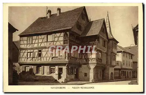 Ansichtskarte AK Kaysersberg Maison Renaissance