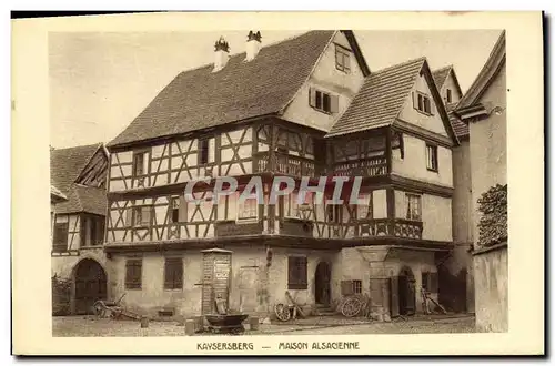 Ansichtskarte AK Kaysersberg Maison Alsacienne