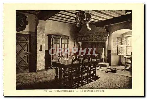 Cartes postales Haut K�nigsbourg La Chambre Lorraine