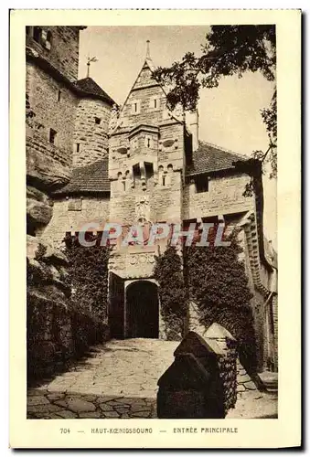 Cartes postales Haut K�nigsbourg Entre Principlae