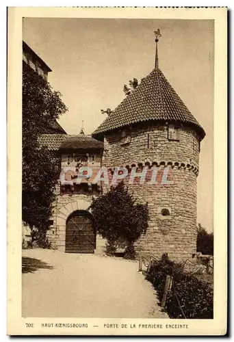 Cartes postales Haut K�nigsbourg Porte de la Premiere Enceinte