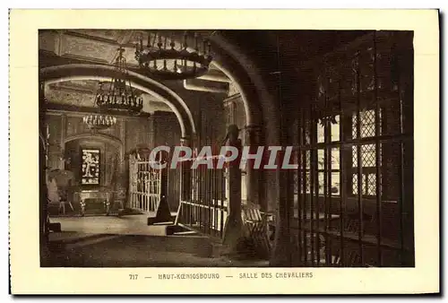 Cartes postales Haut K�nigsbourg Salle des Chevaliers