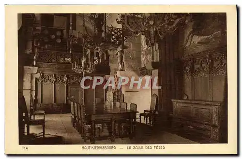 Cartes postales Haut K�nigsbourg La Salle des Fltes