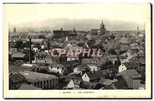 Cartes postales Colmar Vue Generale