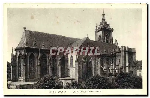 Cartes postales Colmar Cathedrale Saint Martin