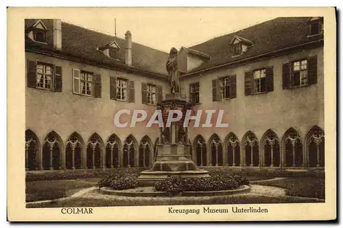 Ansichtskarte AK Colmar Kreuzgang Museum Unterlinden