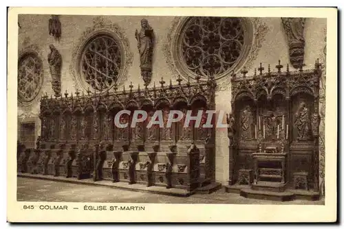 Cartes postales Colmar Eglise St Martin