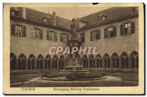 Ansichtskarte AK Colmar Kreuzgang Museum Unterlinden