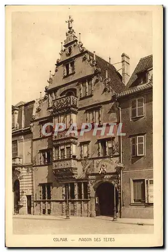 Cartes postales Colmar Maison des Tetes