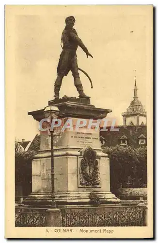 Cartes postales Colmar Monument Rapp