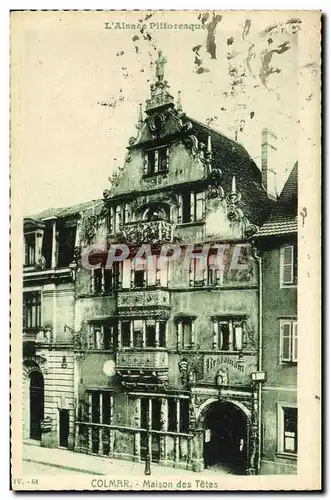 Cartes postales Colmar Maison des Tetes