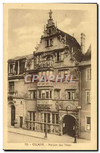 Cartes postales Colmar Maison des Tetes