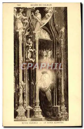 Cartes postales Colmar Musee Mathias Grunewald Ma vierge glorifiee