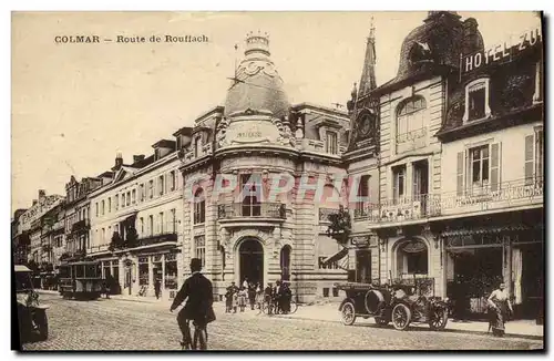 Cartes postales Colmar Route De Rouffach Automobile