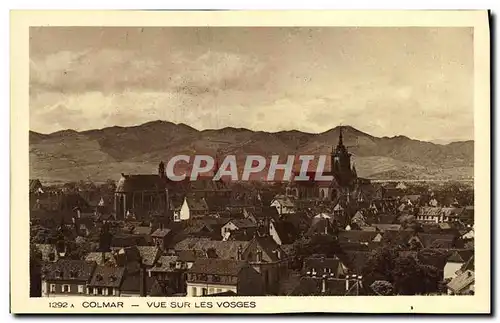 Cartes postales Colmar Vue Sur Les Vosges