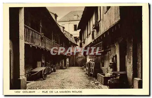 Cartes postales Colmar Rue De La Maison Rouge