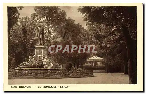 Ansichtskarte AK Colmar Le Monument Bruat