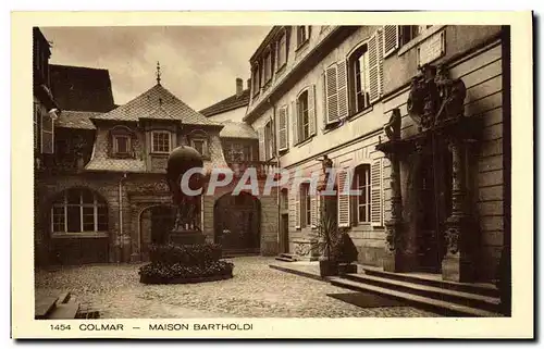 Ansichtskarte AK Colmar Maison Bartholdi