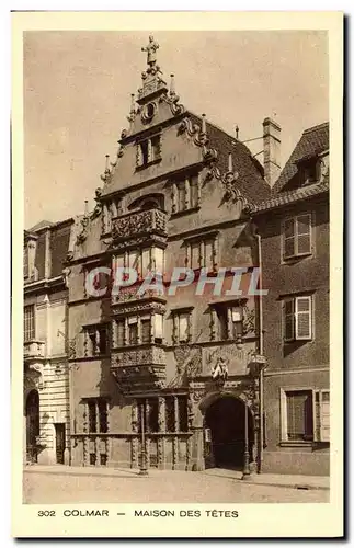 Cartes postales Colmar Maison Des Tetes